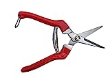 TABOR TOOLS K77A Straight Pruning Shears with Stainless Steel Blades, Florist Scissors,...