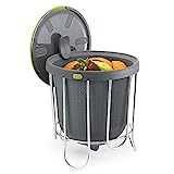 Polder Kitchen Composter-Flexible silicone bucket inverts for emptying and cleaning - no need to...