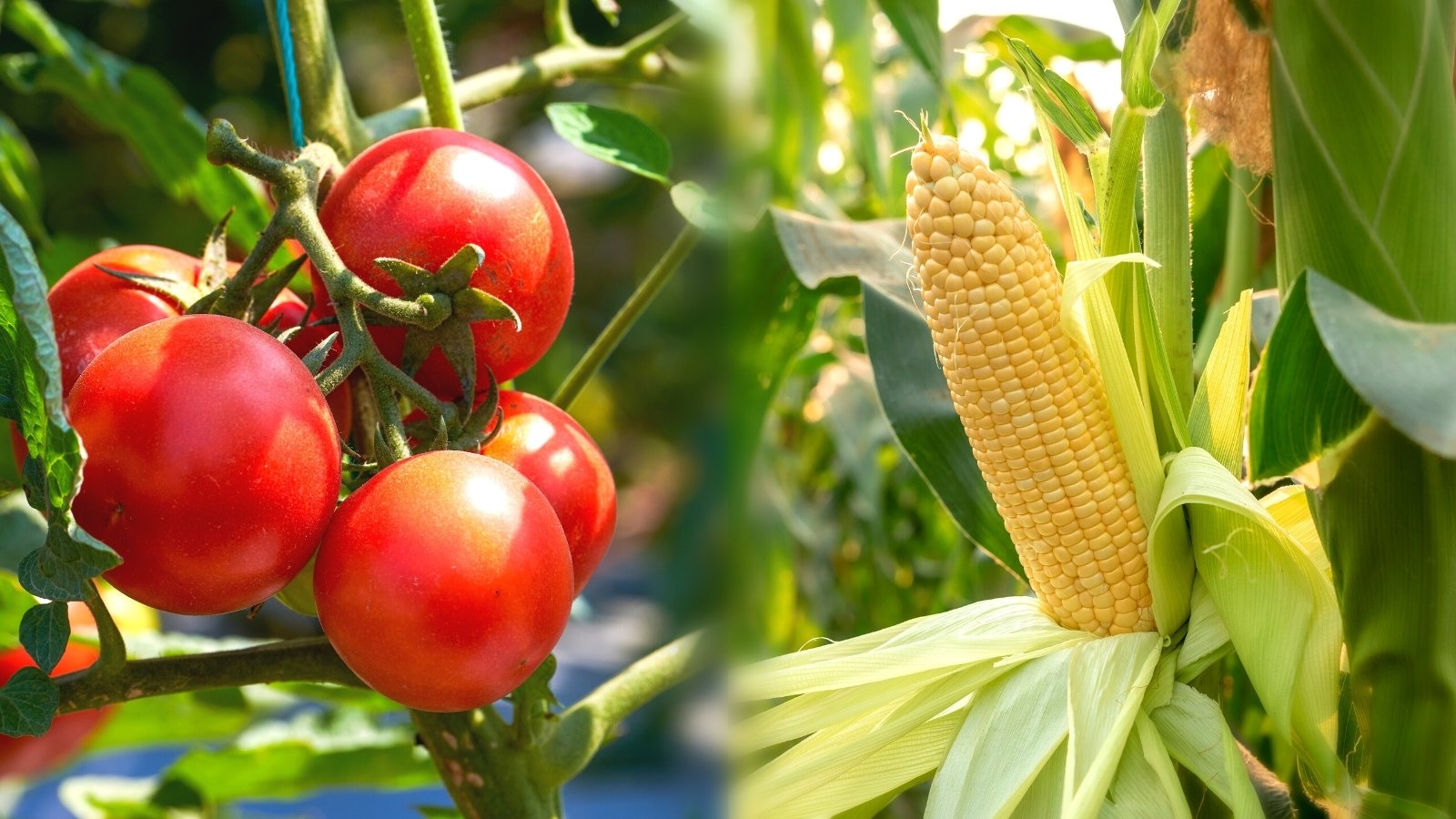 tomatoes with corn