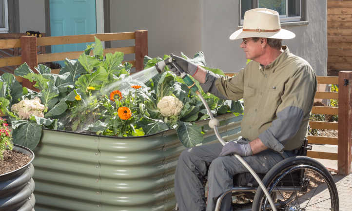Wheelchair gardening